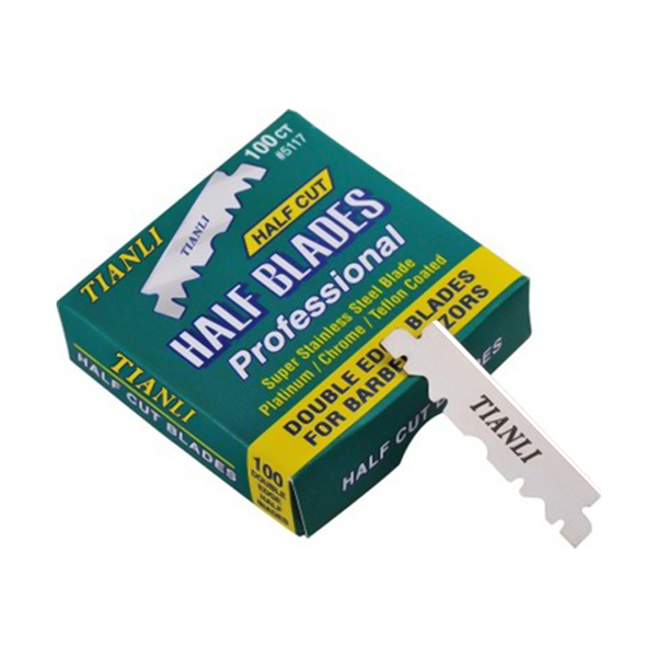 Half razor blade